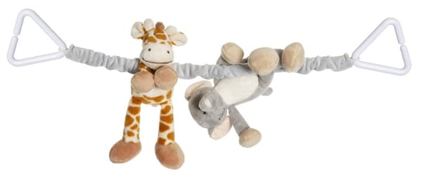 Vognleke Elefant & Sjiraff Diinglisar Wild Teddykompaniet