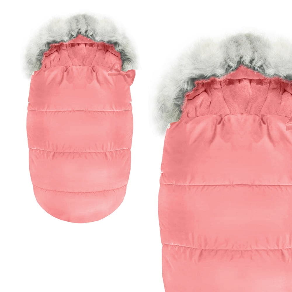 Sovsäck för barnvagn & liggdel - Rosa - 105 x 52 cm