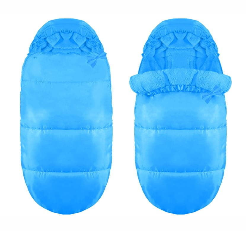 Barnvagnssovsäck XL - Klarblå - Vattentät