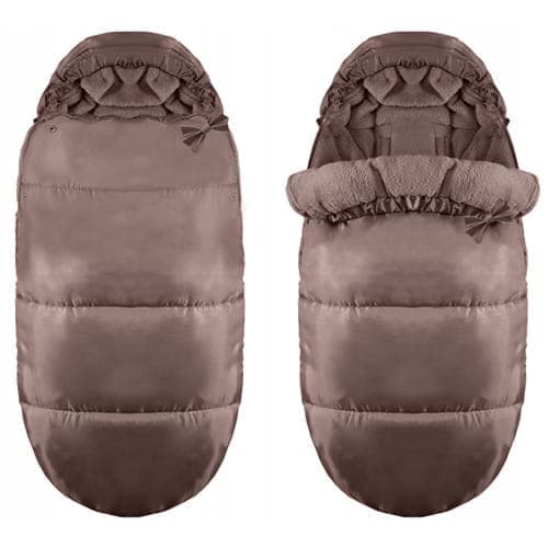 Barnvagnssovsäck XL - Varmbrun - Vattentät