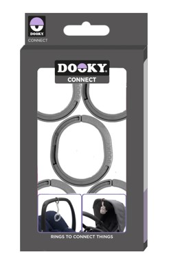 Dooky Connect Rings Barnvagnsringar 5-p