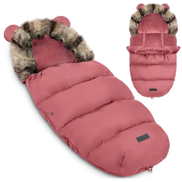 Elmi Ricokids Barnvagn Sovsäck, Släde - Rosa