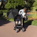 Miniatyrbild 2 av 4: BADABULLE Svart Universal Solskydd Anti UV 50+ för Barnvagn
