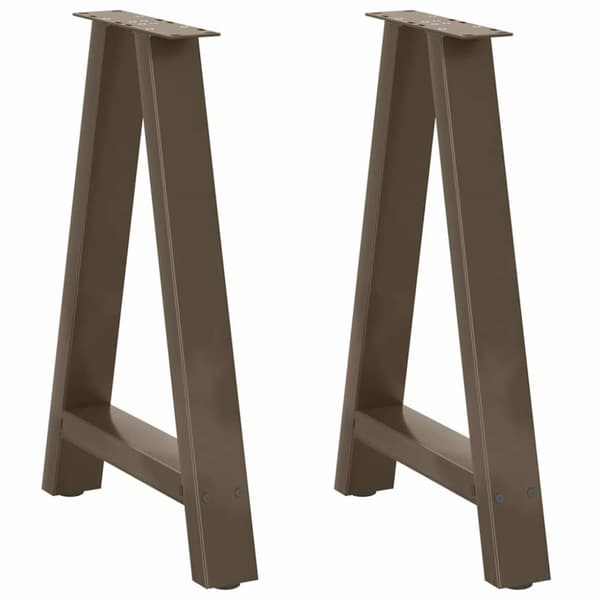 Soffbordsben A-formade 2 st 50x(72-73) cm stål
