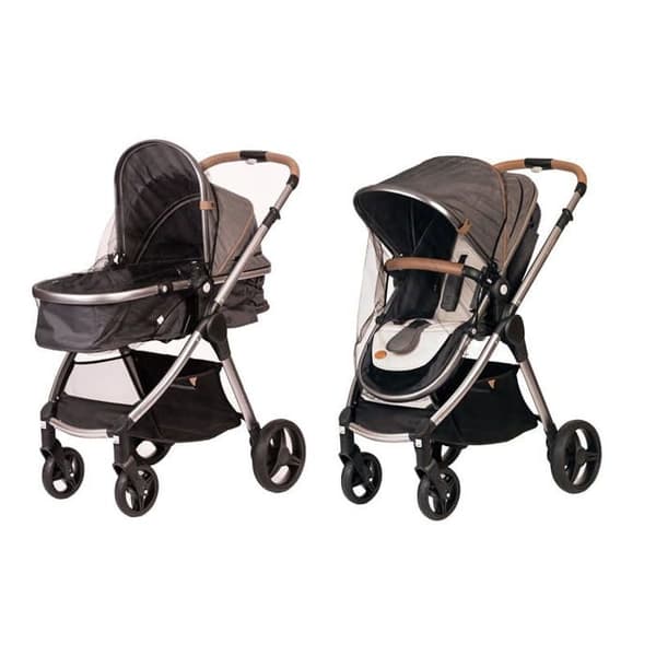 Moustiquaire för barnvagn svart, Babyono