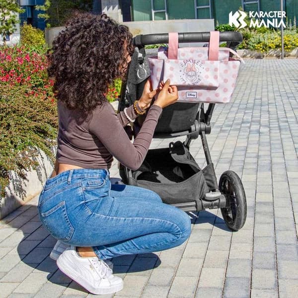 Saccos organiser för barnvagn - Disney Minnie Mouse Dear - Lax - En storlek