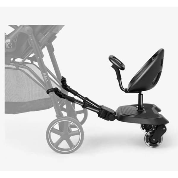 Vagnbräda med sits Ally XL Svart