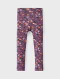 Miniatyrbild 2 av 3: Name it Leggings, Lilablommig, Storlek 98