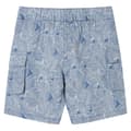 Miniatyrbillede 3 af 9: Shorts til børn str. 116 med snøre mørkeblå -  Bukser til børn