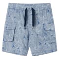 Miniatyrbillede 2 af 9: Shorts til børn str. 116 med snøre mørkeblå -  Bukser til børn