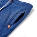 Miniatyrbillede 5 af 9: Shorts til børn str. 104 med snøre mørk blåmeleret -  Bukser til børn