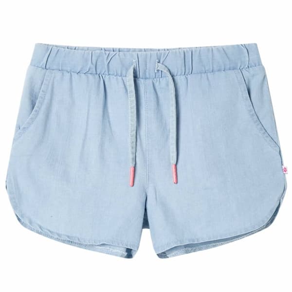 Shorts til børn str. 128 denimblå -  Bukser til børn