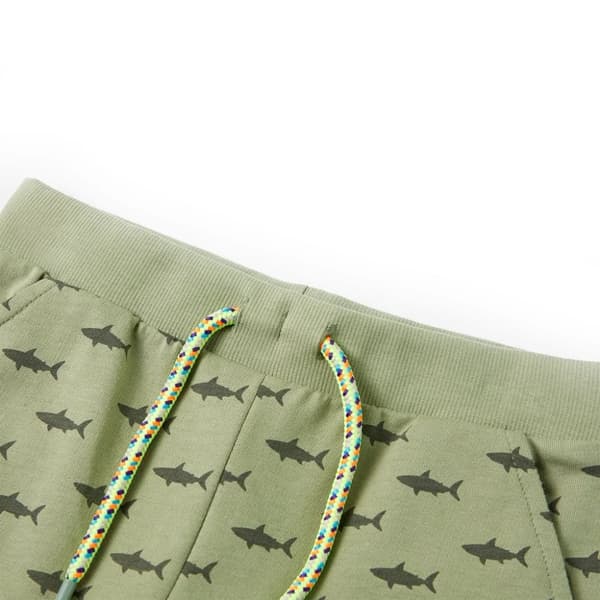 Barnshorts med snöre blandad ljus khaki 104 -  Underkläder för barn