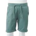 Miniatyrbillede 9 af 9: Shorts til børn str. 116 med snøre petroleumsblå -  Bukser til børn