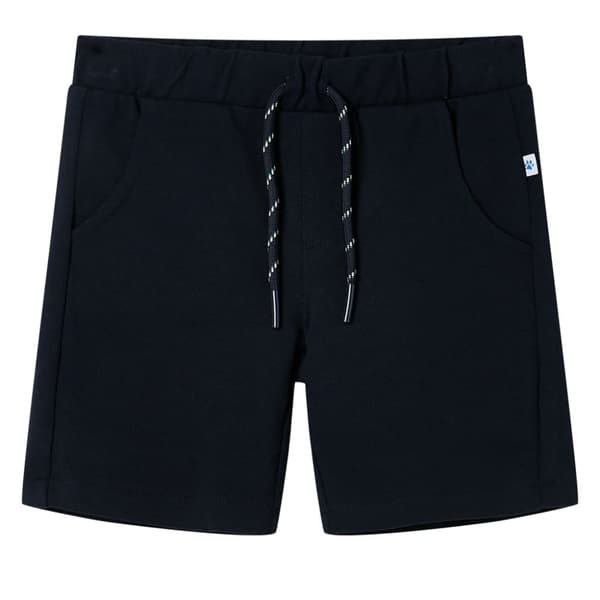 Shorts til børn str. 104 med snøre marineblå -  Bukser til børn