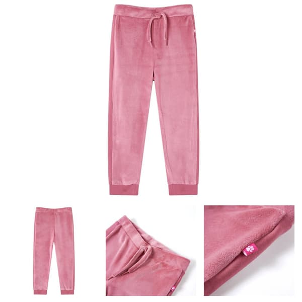 Joggingbukser str. 116 pink -  Bukser til børn