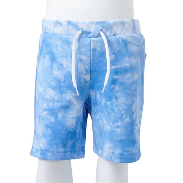 Shorts til børn str. 104 med snøre lyseblå -  Bukser til børn