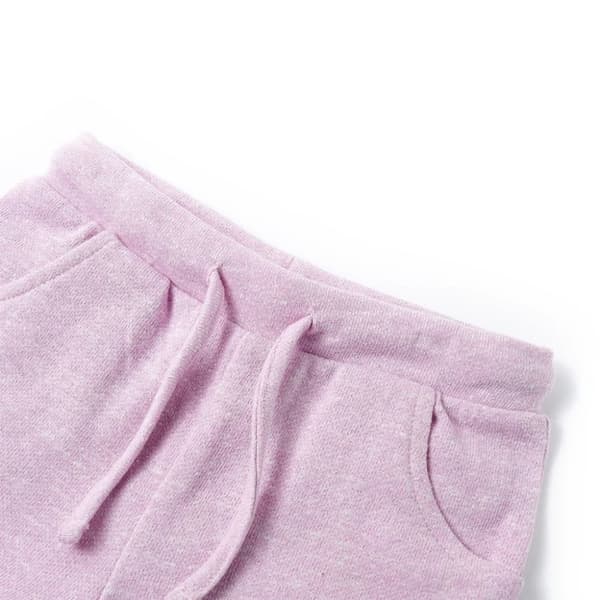Shorts til børn str. 128 med snor lilla -  Bukser til børn
