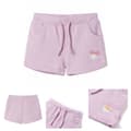 Miniatyrbillede 1 af 9: Shorts til børn str. 128 med snor lilla -  Bukser til børn