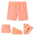 Miniatyrbillede 1 af 9: Shorts til børn str. 104 med snøre neon-orange -  Bukser til børn