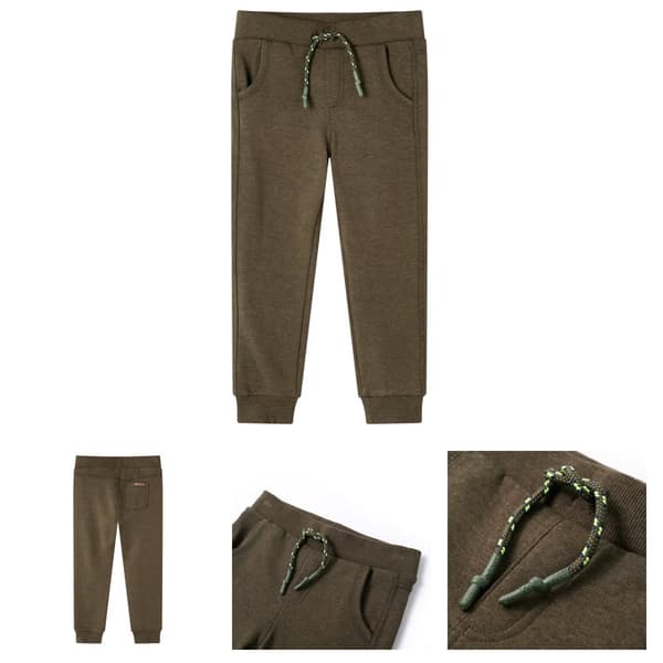 Träningsbyxor för barn khaki melange 104 - Underkläder för barn