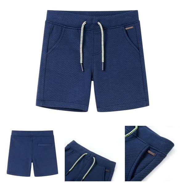 Barnshorts med snöre mörkblå 104 -  Underkläder för barn