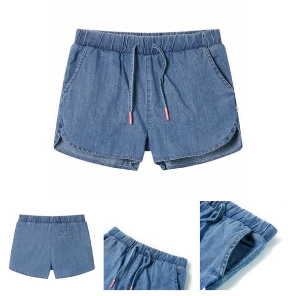 Barnshorts denimblå 104 -  Underkläder för barn