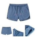 Miniatyrbild 1 av 9: Barnshorts denimblå 128 -  Underkläder för barn