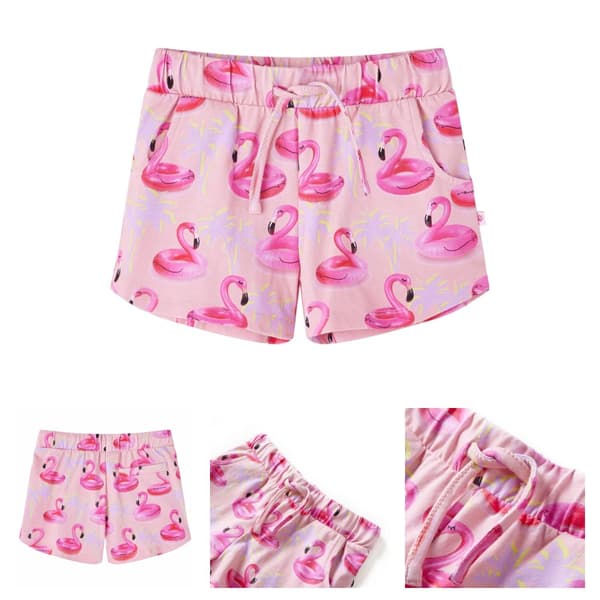 Shorts med snöre för barn ljusrosa 116 -  Underkläder för barn