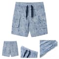 Miniatyrbillede 1 af 9: Shorts til børn str. 116 med snøre mørkeblå -  Bukser til børn