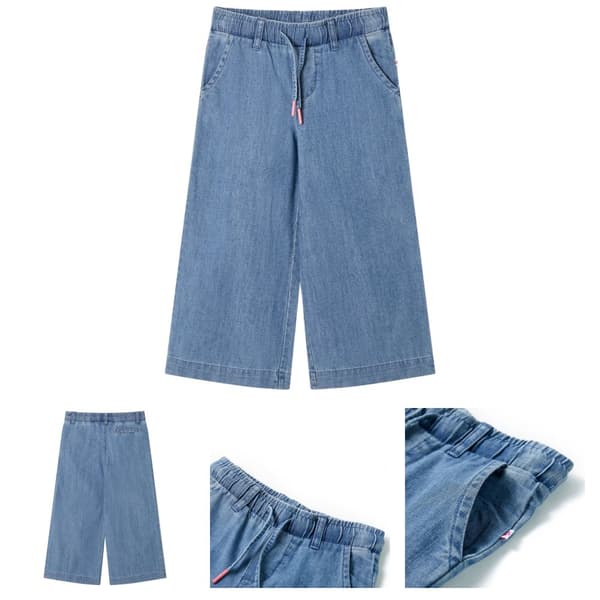 Barnbyxor denimblå 104 -  Underkläder för barn