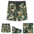 Miniatyrbillede 1 af 10: Shorts til børn str. 104 med snøre petroleumsblå -  Bukser til børn