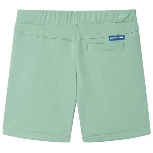Barnshorts med snöre blandad ljus khaki 116