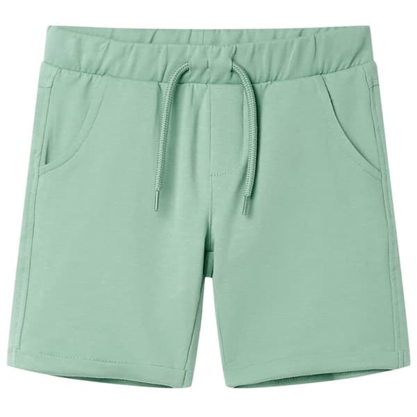 Barnshorts med snöre blandad ljus khaki 116