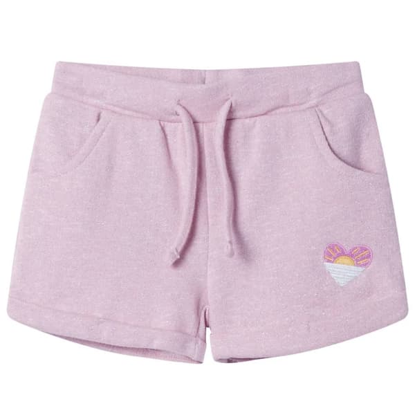 Barnshorts med snöre blandad lila 92