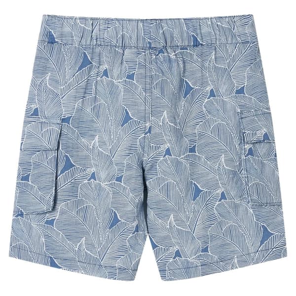Barnshorts med snöre mörkblå 104