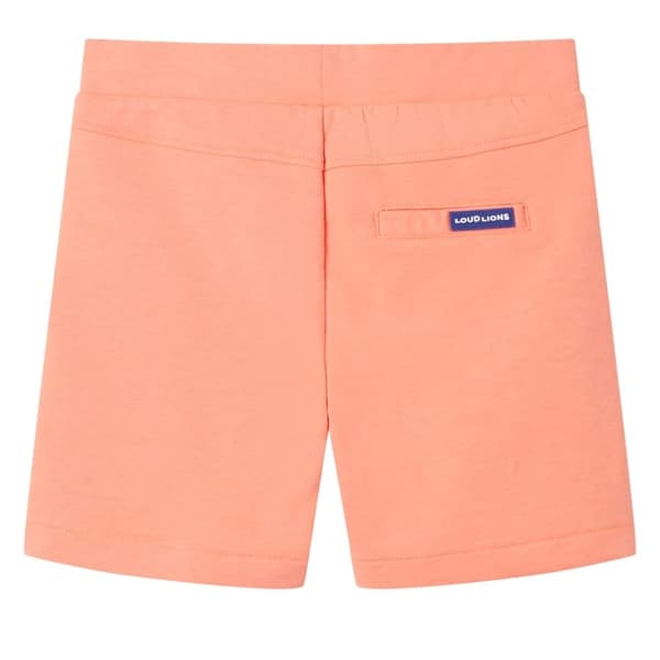 Barnshorts med snöre neon orange 128