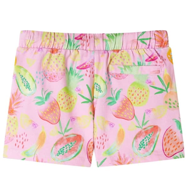 Barnshorts med snöre mild rosa 104