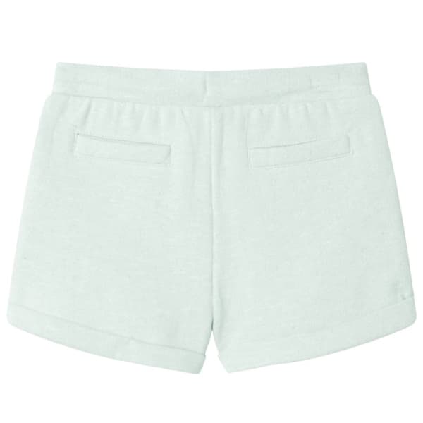 Barnshorts med snöre blandad ljus mintgrön 140