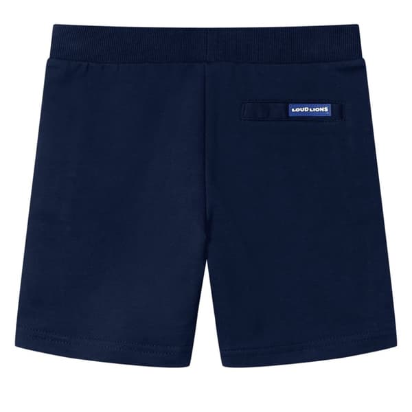 Barnshorts marinblå 104