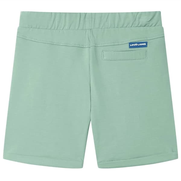 Barnshorts med snöre blandad ljus khaki 92