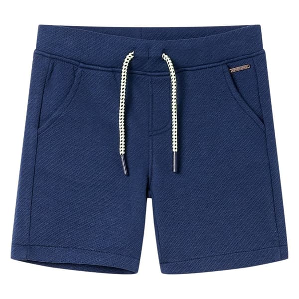 Barnshorts med snöre mörkblå 92