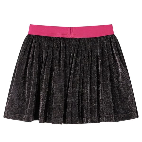 Plisserad kjol för barn glitter marin 116