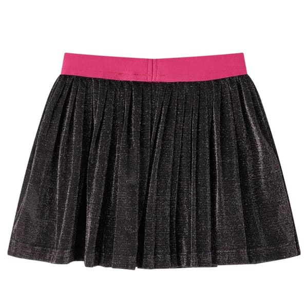Plisserad kjol för barn glitter marin 104