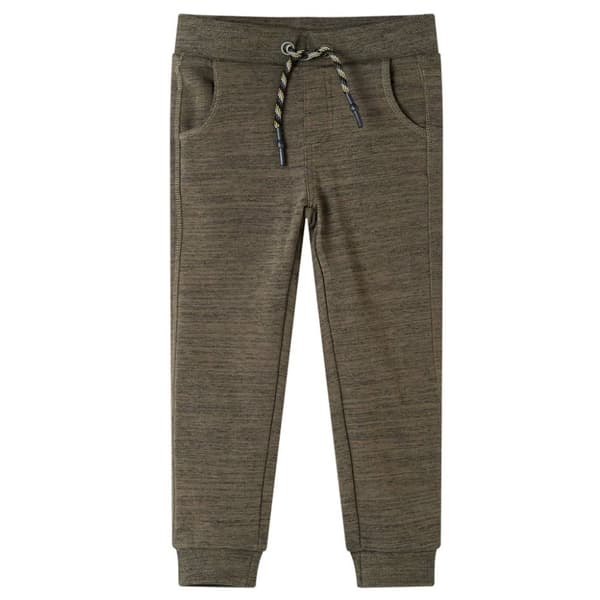 Träningsbyxor för barn khaki Melange 128