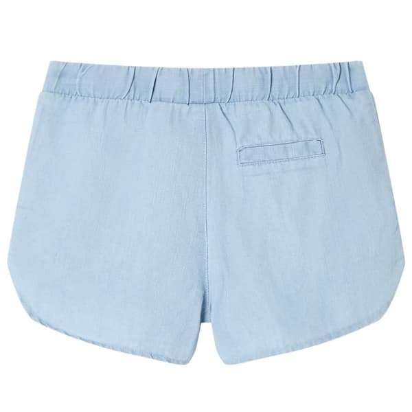 Barnshorts mjuk denimblå 104