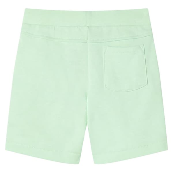 Barnshorts med snöre ljusgrön 104