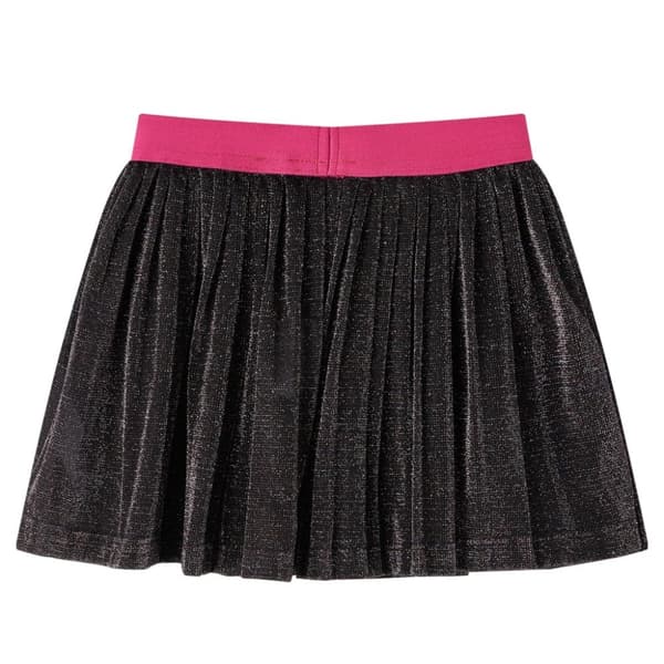 Plisserad kjol för barn glitter marin 128