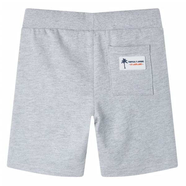 Barnshorts med snöre grå 128