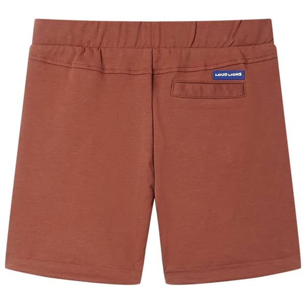 Barnshorts med snöre brun 92